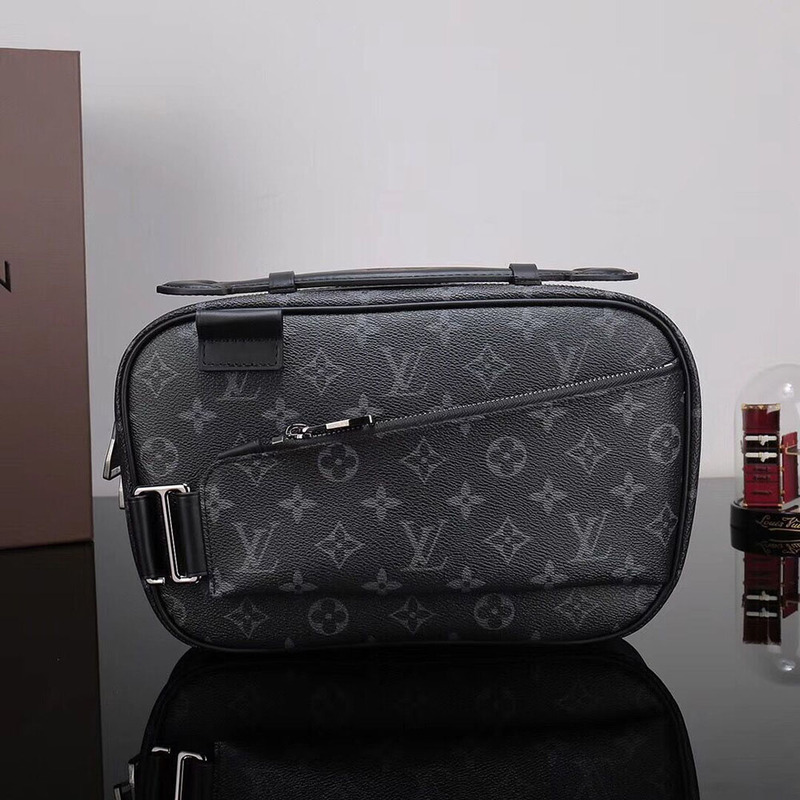 l**is V*t*n black monogram bumbag explorer m42906