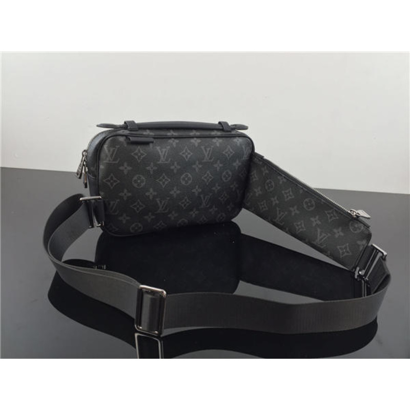 l**is V*t*n black monogram bumbag explorer
