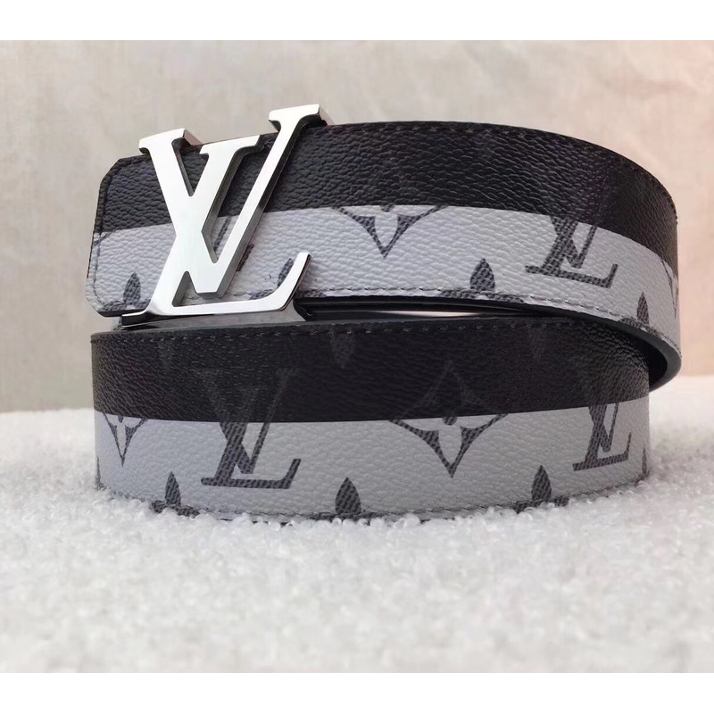 l**is V*t*n initiales 40mm monogram eclipse canvas men belts