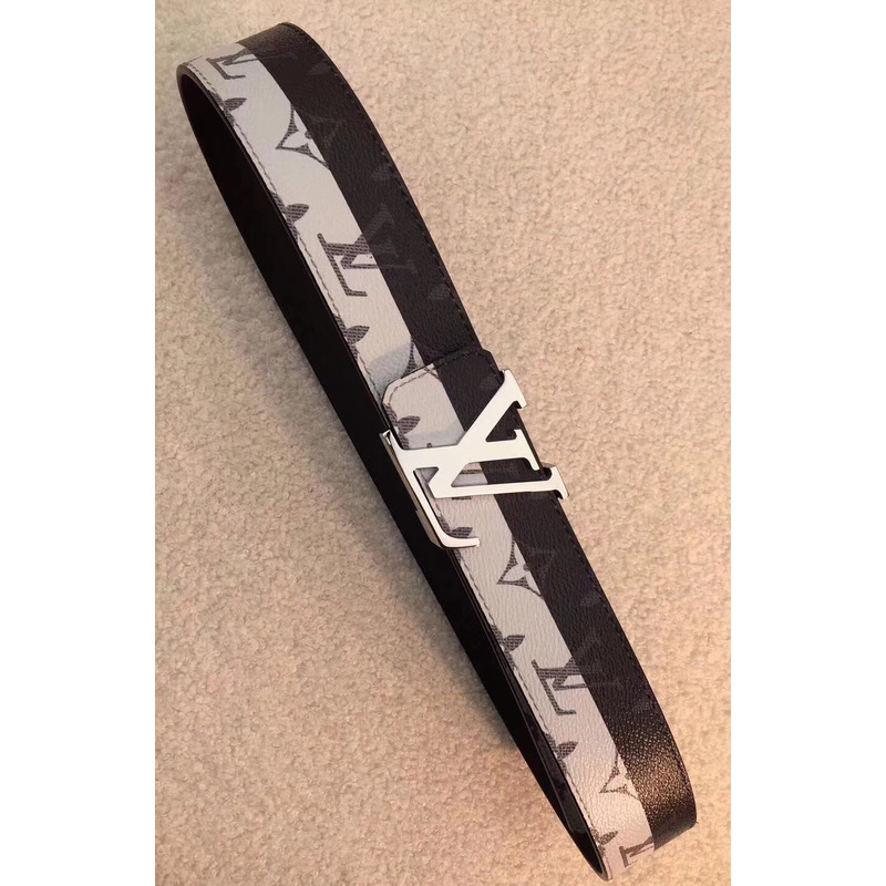 l**is V*t*n initiales 40mm monogram eclipse canvas men belts