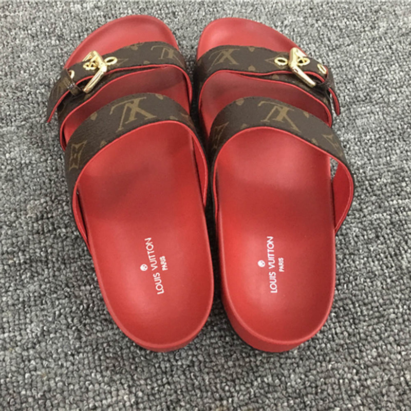 l**is V*t*n sandals red sole
