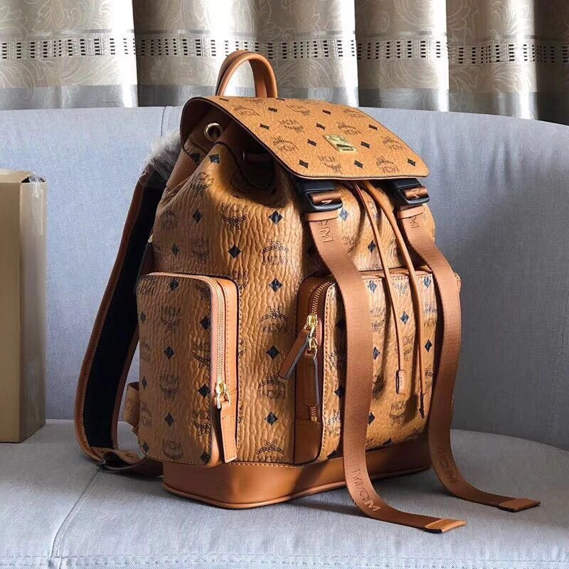 MCM Medium Visetos Brandenburg Backpack