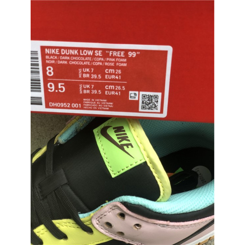 Nike Dunk Low SE "Free 99" DH0952 001 Sneakers Men Women
