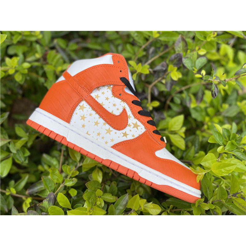 S*p*e x nike sb dunk high "stars orange" sneakers men women