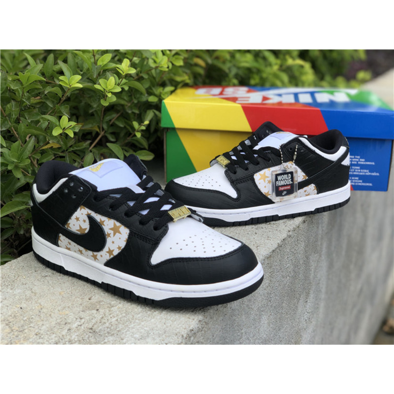 S*p*e x nike sb dunk low "black stars" dh3228 102 sneakers men women