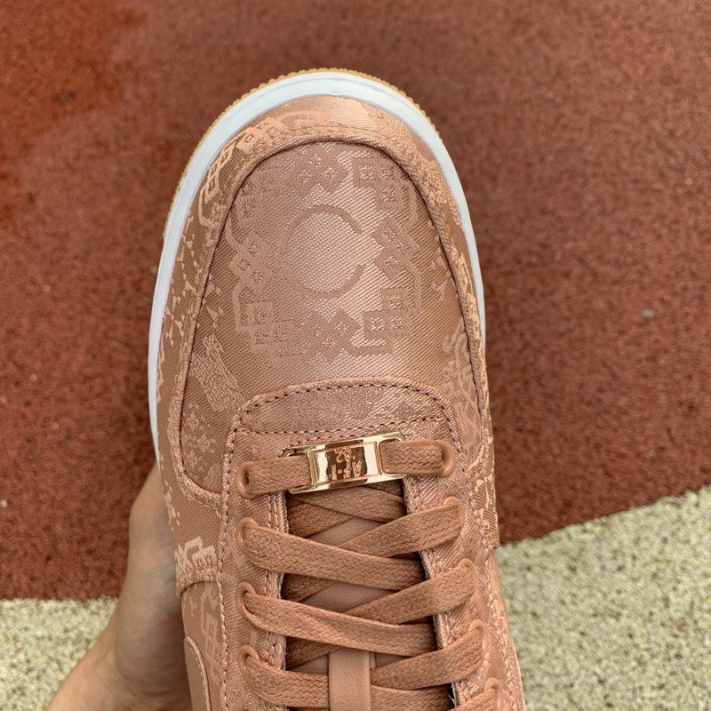 CLOT x Nike Air Force 1 Rose Gold Pink Silk CJ5290 600 Sneakers men women
