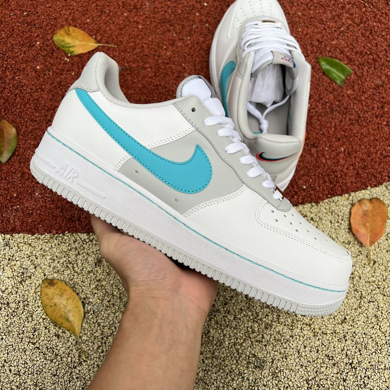 NBA x Nike Air Force 1 Low White Blue Yellow DC8874 100 Sneakers men women