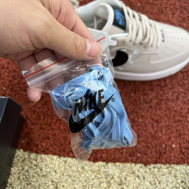 Nike Air Force 1 Beige Plaid DC8877 200 Sneakers Men Women