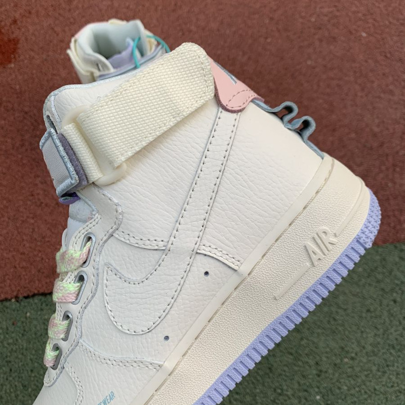 Nike Air Force 1 HI UT high Milky White Powder CQ4810 111 Sneakers Men Women