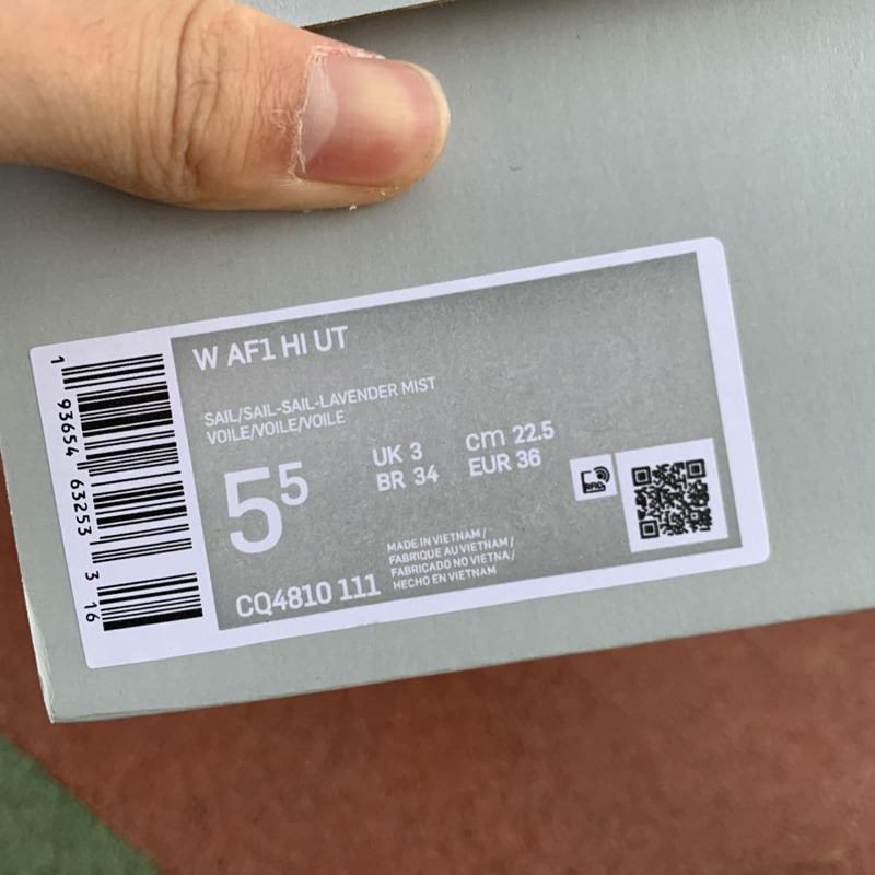 Nike Air Force 1 HI UT high Milky White Powder CQ4810 111 Sneakers Men Women