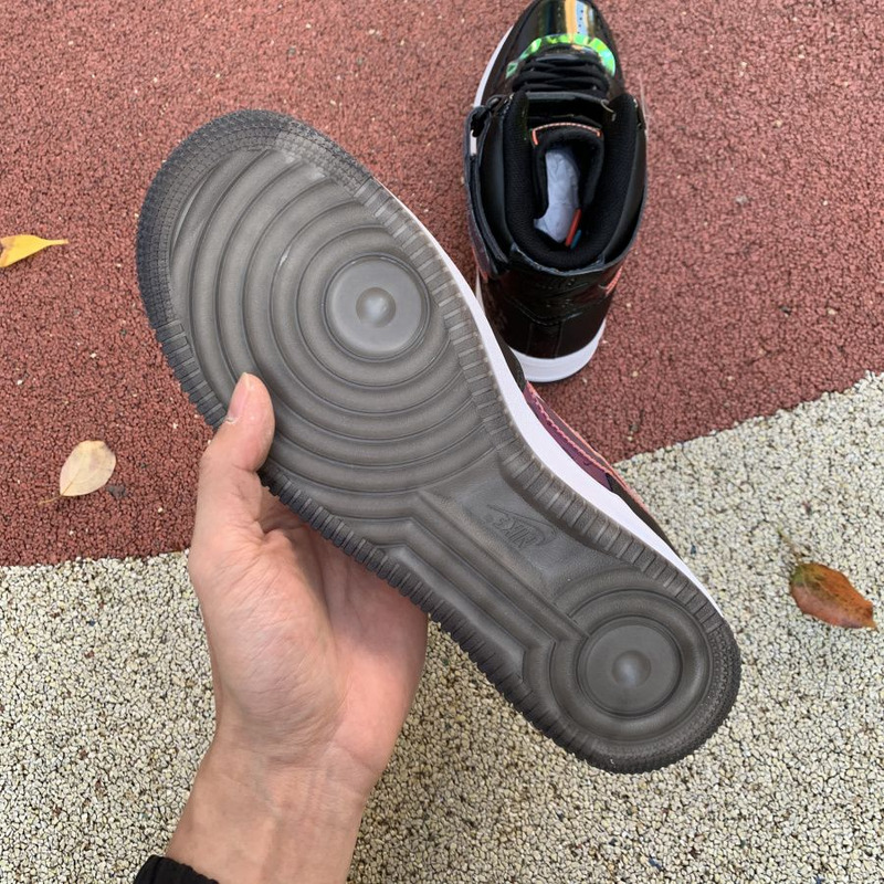 Nike Air Force 1 high black colorful DC0831 101 Sneakers men women