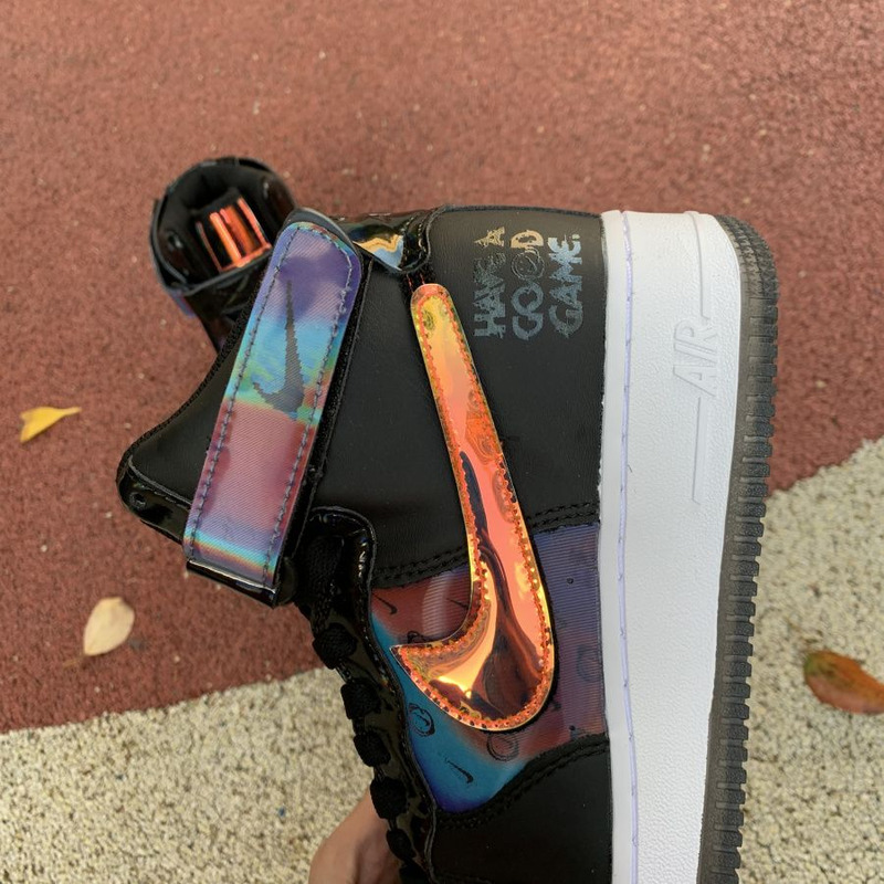 Nike Air Force 1 high black colorful DC0831 101 Sneakers men women