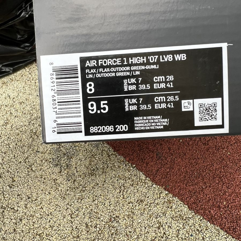 Nike Air Force 1 high wheat 882096 Sneakers Men Women