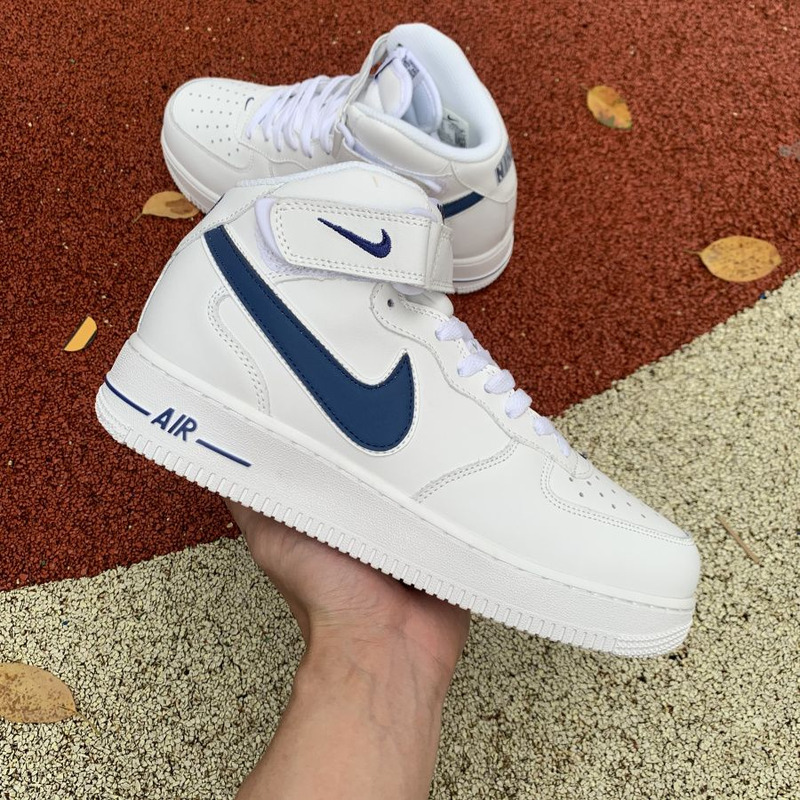 Nike Air Force 1 High White Blue AT4141 106 Sneakers men women