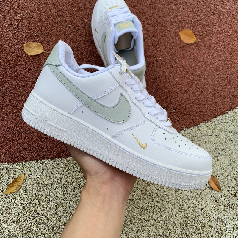 Nike Air Force 1 low white gray mini gold hook CZ0270 106 Sneakers Men Women