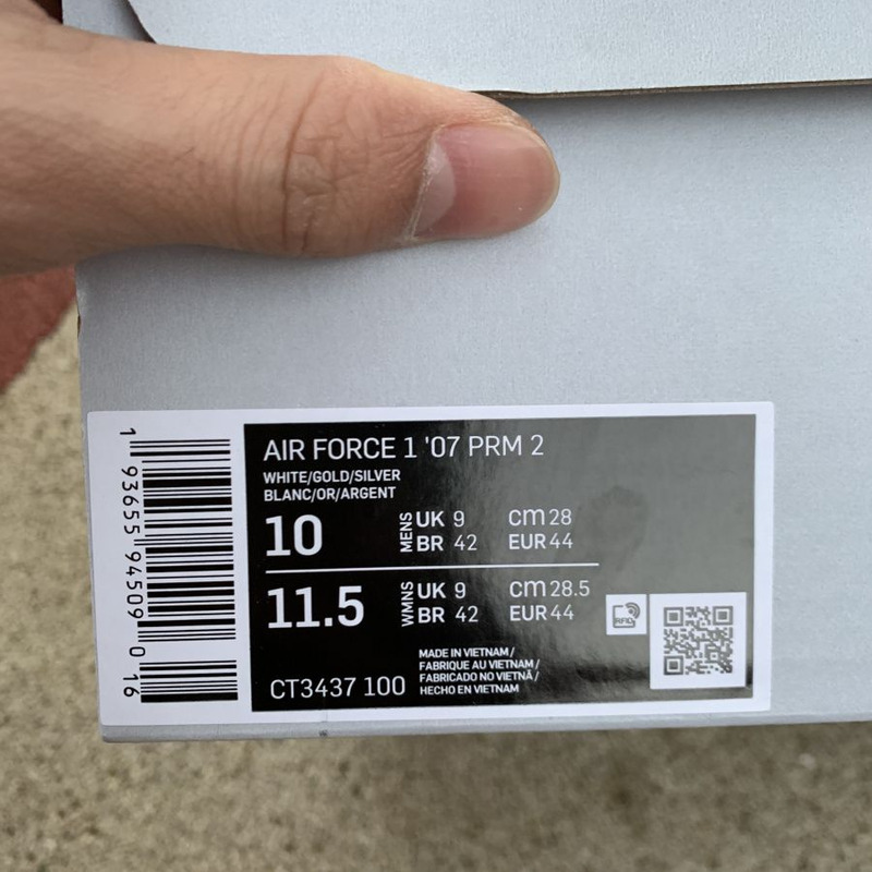 Nike Air Force 1 Stars sky full of stars wave dot CT3437 100