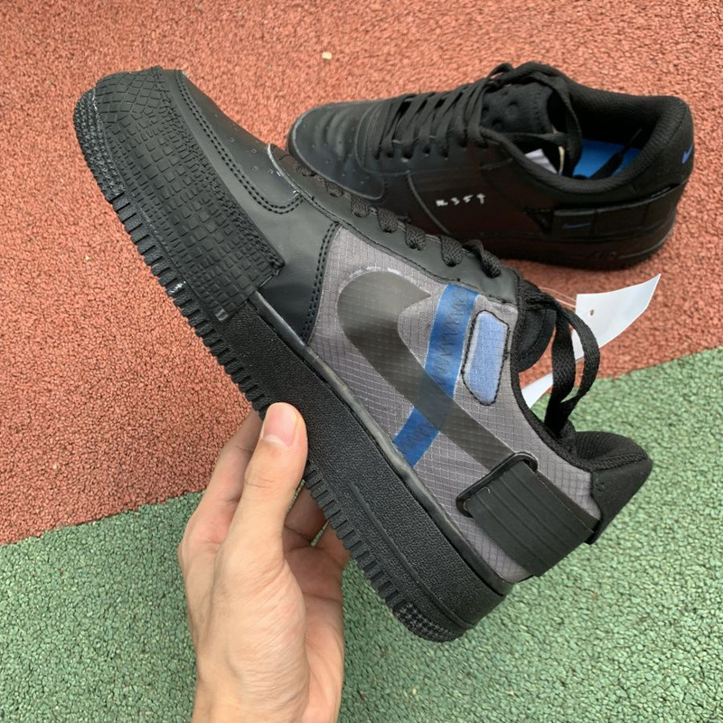 Nike Air Force 1 Type Translucent All Black AT7859 001 Sneakers men women