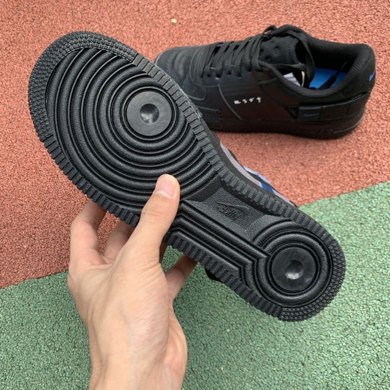 Nike Air Force 1 Type Translucent All Black AT7859 001 Sneakers men women