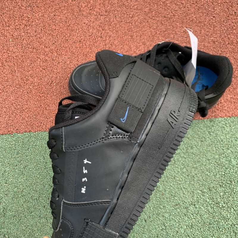 Nike Air Force 1 Type Translucent All Black AT7859 001 Sneakers men women