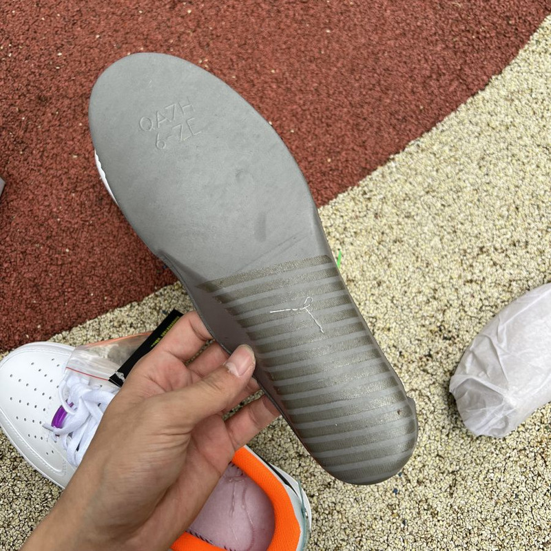 Nike Air Force 1 White Black Orange Luminous DO2333 101 Sneakers men women