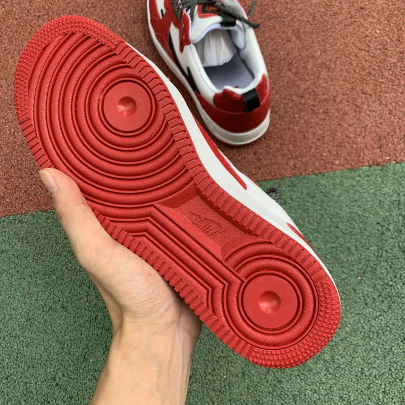 Nike Air Force 1 White Red 630939 201 Sneakers Men Women