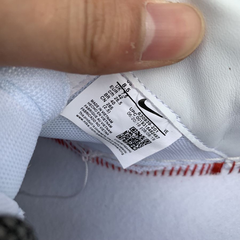 Nike Air Force 1 White Red 630939 201 Sneakers Men Women