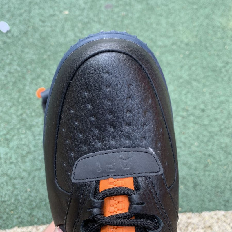 Nike Air Force 1 WTR GORE TEX Black Orange CQ7211 001 Sneakers men women