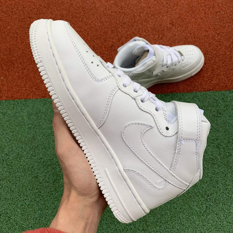 Nike Air Force 1 07 MID GS All White 366731 100Sneakers men women