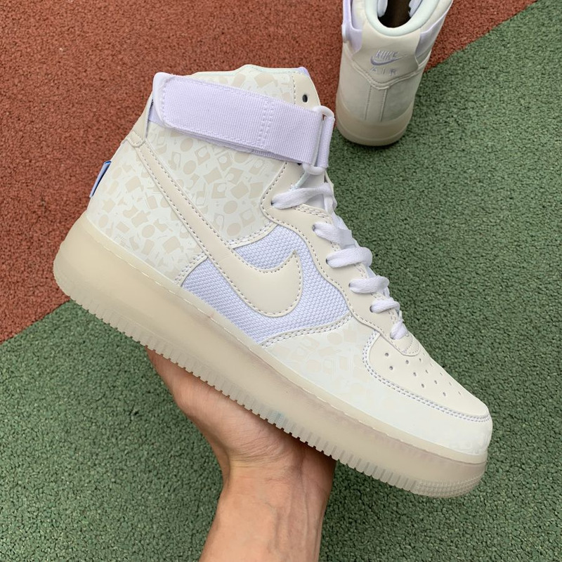 STASH X Nike Air Force 1 HIGH NOZZLE CAP White Graffiti AO9296 100 Sneakers men women