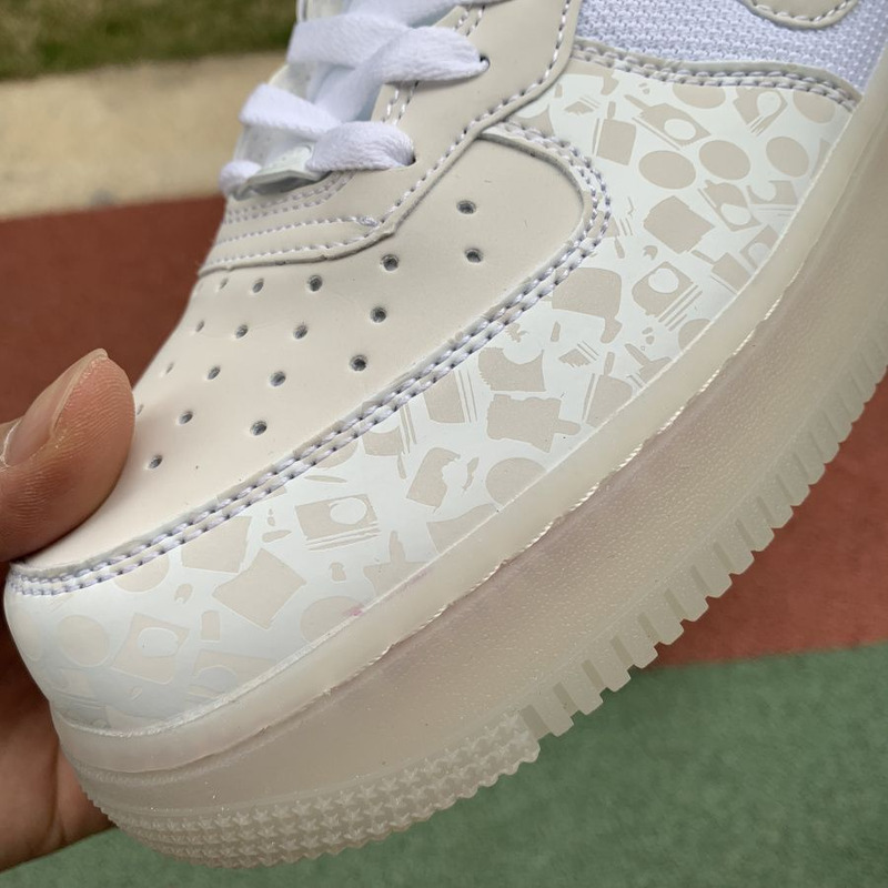 STASH X Nike Air Force 1 HIGH NOZZLE CAP White Graffiti AO9296 100 Sneakers men women