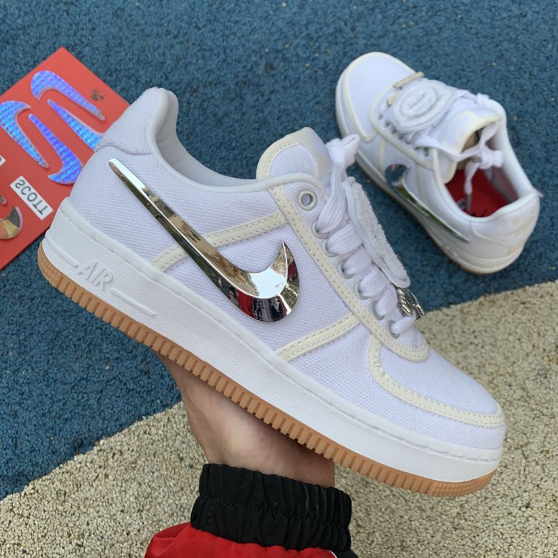 Travis Scott x Nike Air Force 1 AQ4211 100 Sneakers Women