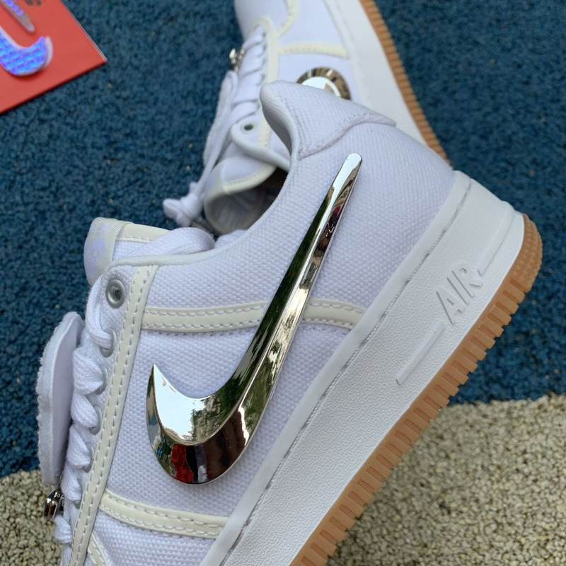 Travis Scott x Nike Air Force 1 AQ4211 100 Sneakers Women