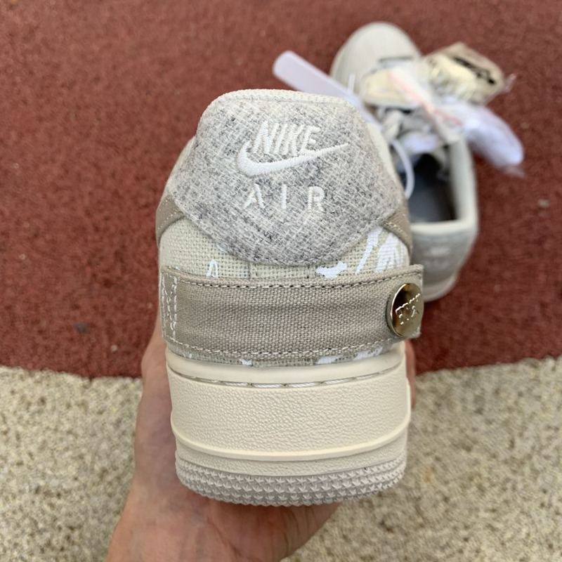 Travis Scott x Nike Air Force 1 Grey White CN2405 902 sneakers men women