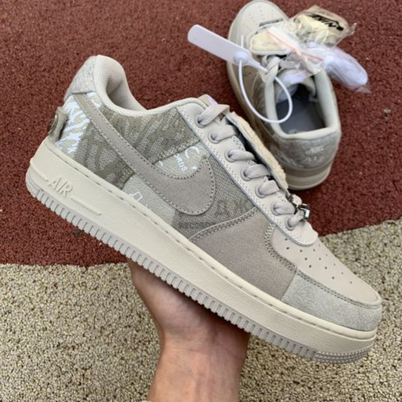 Travis Scott x Nike Air Force 1 Grey White CN2405 902 sneakers men women