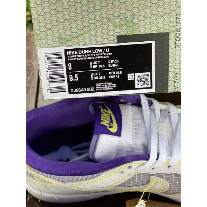 Union x Nike Dunk Low DJ9649 500 Sneakers Men Women