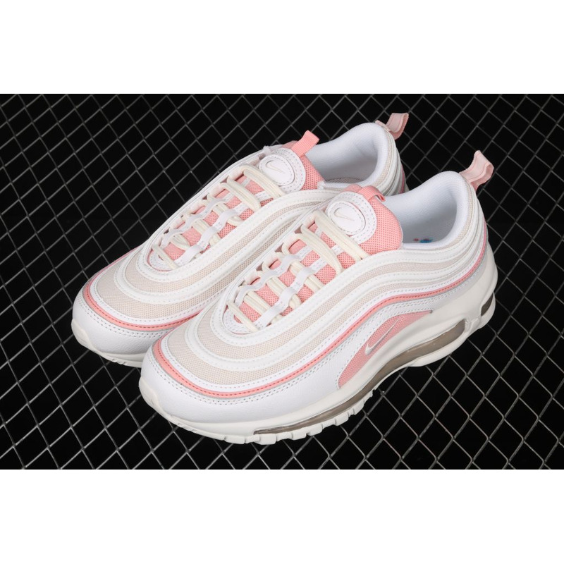 Nike Air Max 97 White Powder 3M Reflective Bullet Running Shoes 921733 104 Sneakers Women