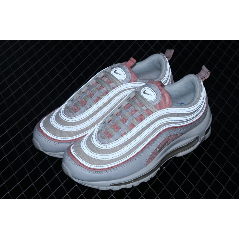 Nike Air Max 97 White Powder 3M Reflective Bullet Running Shoes 921733 104 Sneakers Women