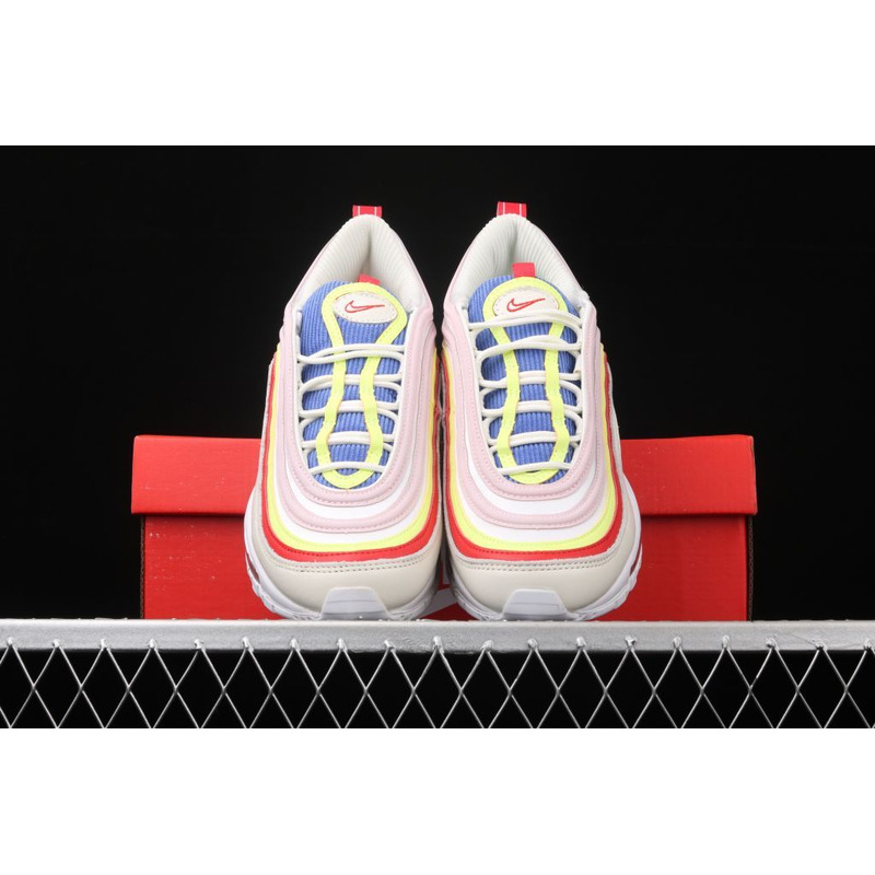 Nike Air Max 97 XL 3M Reflective White Blue Light Pink AQ4137 101 Sneakers Men Women