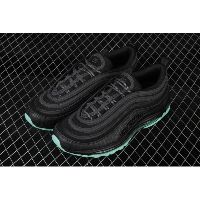Nike Air Max 97 GLOW Black Green Luminous 921826 017 Sneaker men women
