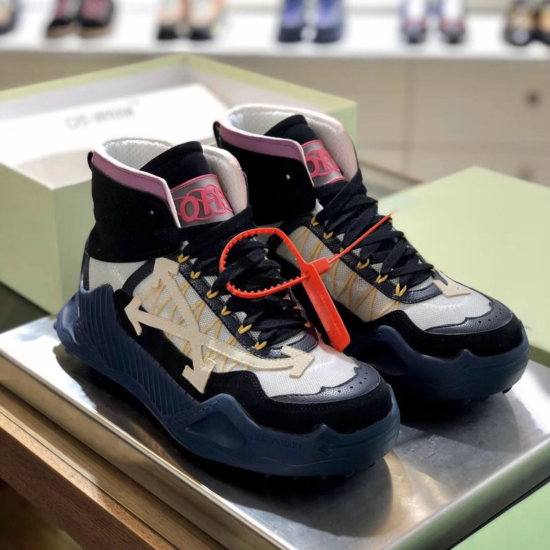 Off-White High Top Running Sneakers