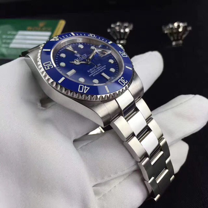 High Quality Rolex Oyster Perpetua Blue Dial Watch