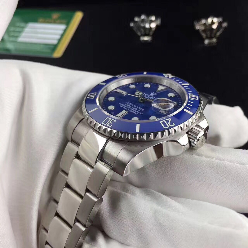 High Quality Rolex Oyster Perpetua Blue Dial Watch