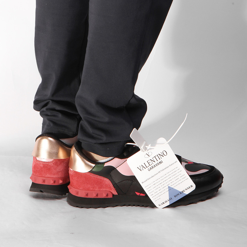 Valentino Camouflage Rockrunner Sneaker QW2S0291TZP G6M (Disco Pink)