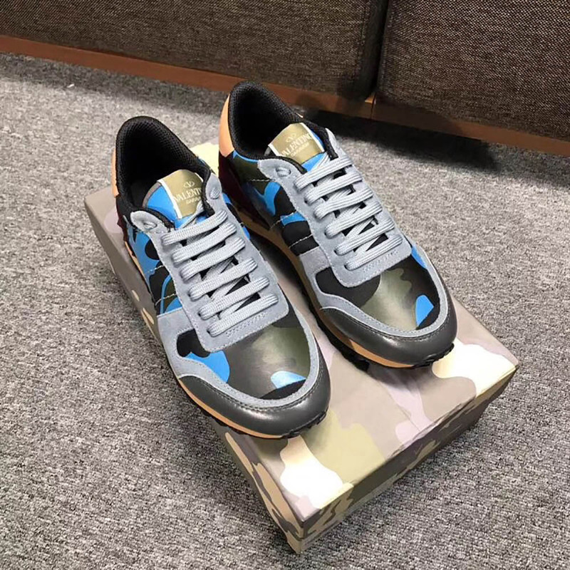 Valentino Camouflage Rockrunner(Blue)