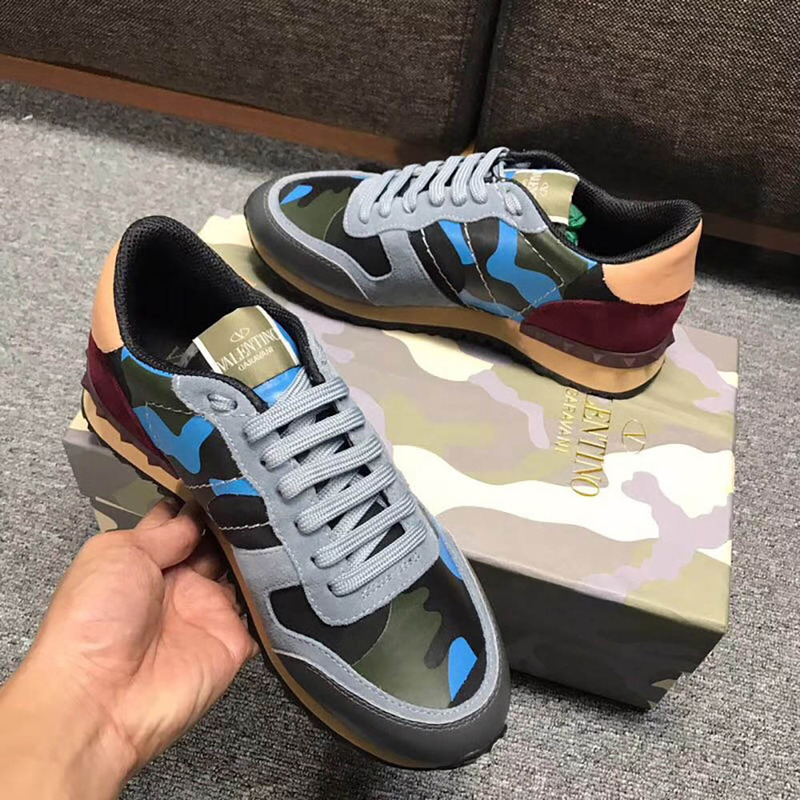 Valentino Camouflage Rockrunner(Blue)