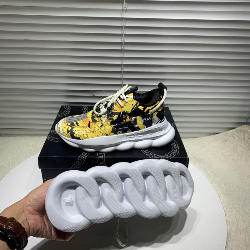 Versace Savage Barocco Chain Reaction 2 Trainers